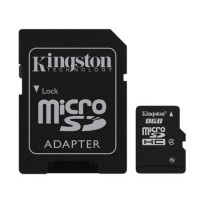 Cartão de Memória Kingston SDC4/8GB Micro c/ adap Class 4